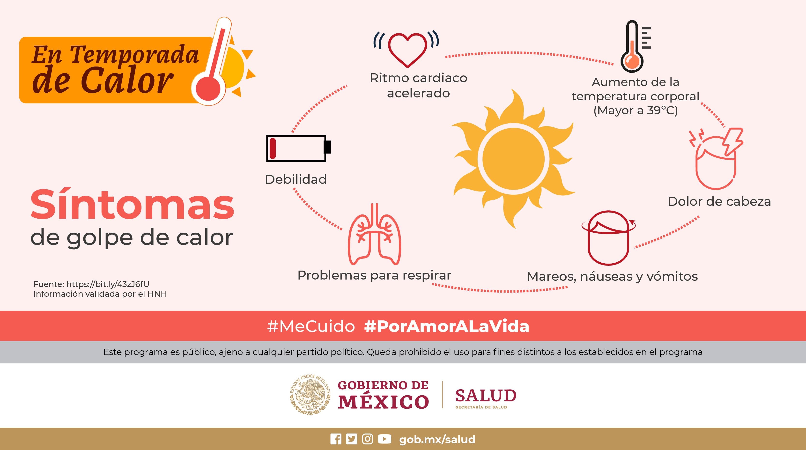 Infografia sobre el Golpe de calor